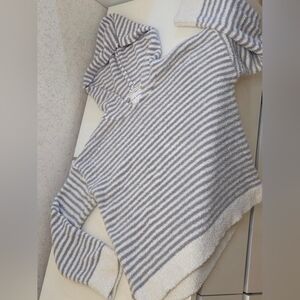 Grey Striped Women's PJ Sweat Set Size M